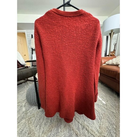 Soft Surroundings Marcella Burnt Orange Cardigan Sweater Womens Size Small - Picture 3 of 6